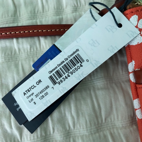 Dooney & Bourke Clemson Tigers Crossbody NWT - Picture 10 of 13